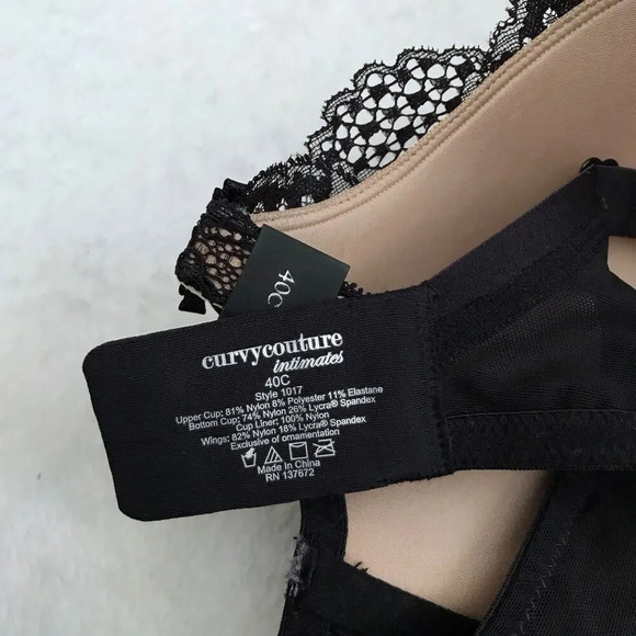 Curvy Couture NWOT Balconette Bra Women 40C - Picture 11 of 11